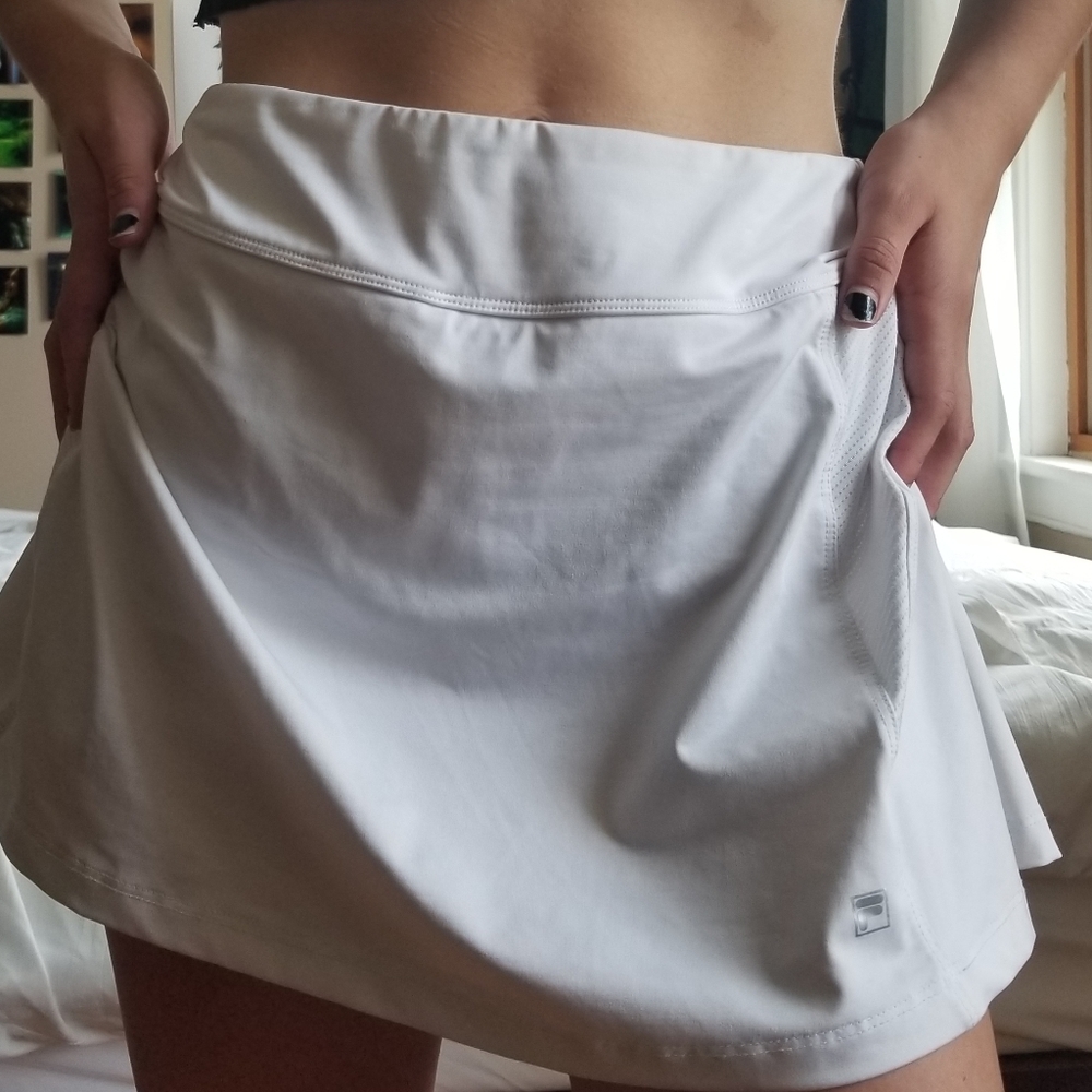 White Fila tennis skirt, size small